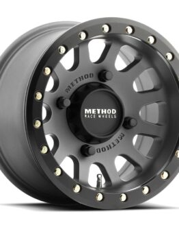 MR401 UTV Beadlock 15x7 / 5+2/38mm / 4x136 / 106mm CB Ti. Wheel- MT Black Ring