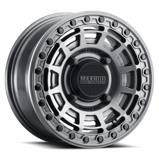 MR415 Beadlock 15x7 / 5+2/38mm / 4x136 / 106mm CB Graphite Wheel - Graph. Ring - Image 2