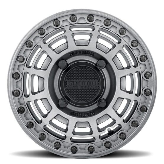 MR415 Beadlock 15x7 / 5+2/38mm / 4x156 / 132mm CB Graphite Wheel - Graph. Ring - Image 2