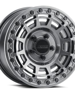MR415 Beadlock 15x10 / 6+4/25mm / 5x4.5 / 76 CB Graphite Wheel - Graph. Ring
