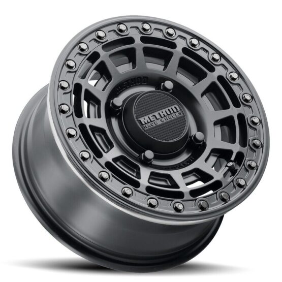 MR415 Beadlock 15x7 / 5+2/38mm / 4x136 / 106mm CB MT Black Wheel - GL Black Ring - Image 3