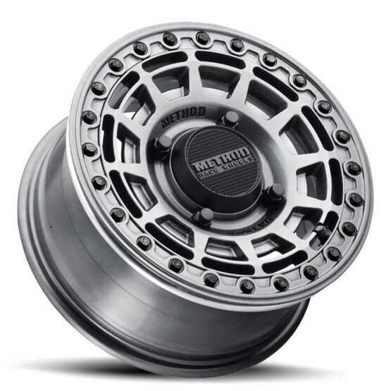 MR415 Beadlock 15x7 / 5+2/38mm / 4x136 / 106mm CB Graphite Wheel - Graph. Ring - Image 3