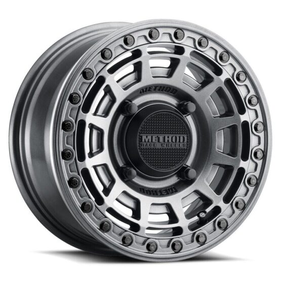 MR415 Beadlock 15x7 / 5+2/38mm / 4x156 / 132mm CB Graphite Wheel - Graph. Ring - Image 3