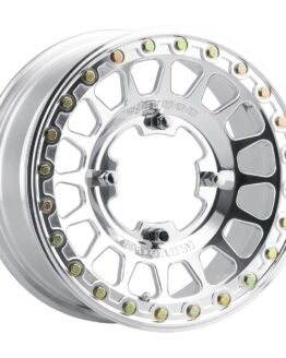 MR413 Beadlock 15x7 / 5+2/38mm Offset / 4x136 / 96mm CB Polished Wheel