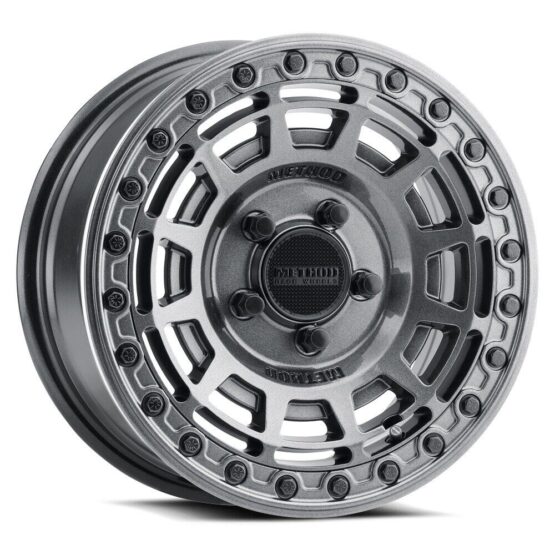 MR415 Beadlock 15x7 / 5+2/38mm / 5x4.5 / 76 CB Graphite Wheel - GL Graphite Ring - Image 3