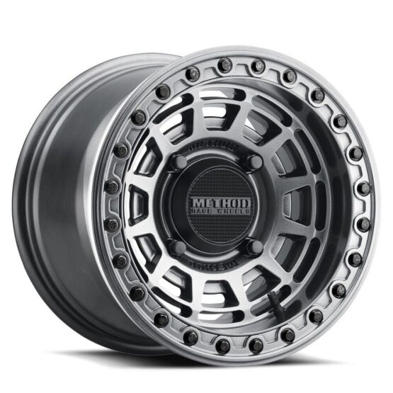 MR415 Beadlock 15x10 / 6+4/25mm / 4x156 / 132 CB Graphite Wheel - Graph. Ring - Image 3
