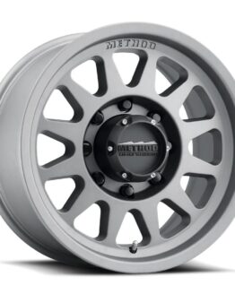 MR704 HD 17x9 18mm Offset 8x6.5 130.81mm CB Titanium Wheel