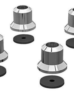 Chrome Luggage Rack Risers For Honda GL1800 w/ 497171 Rack