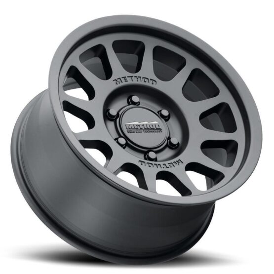 MR703 16x6.5 +90mm Offset 6x180 138.9mm CB Gloss Matte Black Wheel - Image 2
