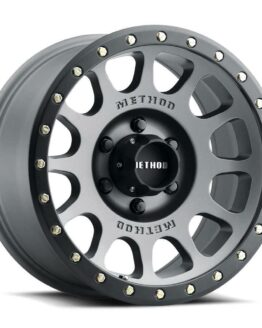 MR305 NV 18x9 / +18mm Offset / 8x6.5 BP / 130.81mm CB / Ti. - MT Black Lip Wheel
