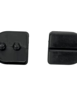 Replacement Rubber for Stirrup Heel Rest Black Pair Kuryakyn 8080