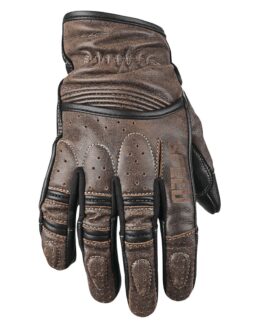 Rust and Redemption Leather Gloves Brown - Small