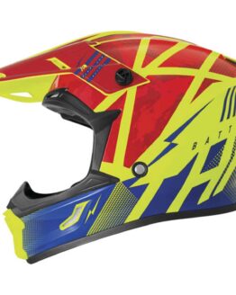 THH T710X Battle Red/Blue XL Offroad Helmet