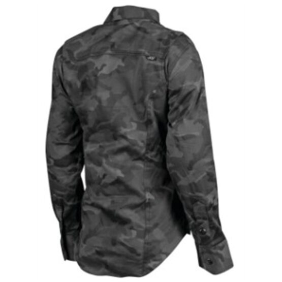 Speed Society Armored Moto Shirt Camouflage Womens -XS - Image 2