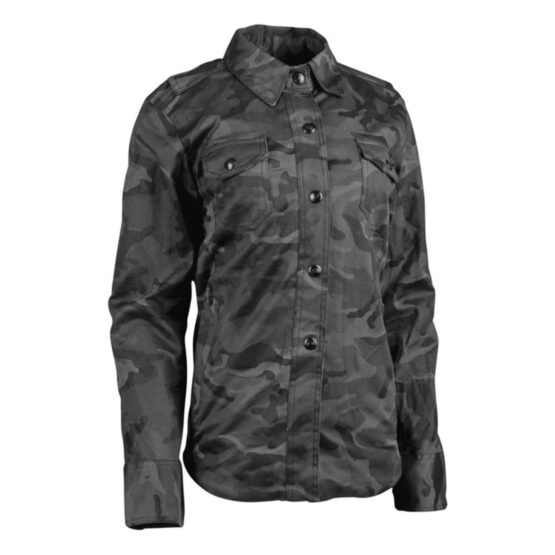 Speed Society Armored Moto Shirt Camouflage Womens -2XL - Image 2