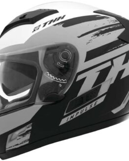THH Helmets TS-80 Impulse Full Face Helmet Gray/Black Small