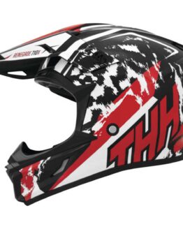 THH T710X Renegade Helmet White/Red Large