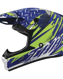THH Helmets T710X Assault Helmet Blue/Yellow Large
