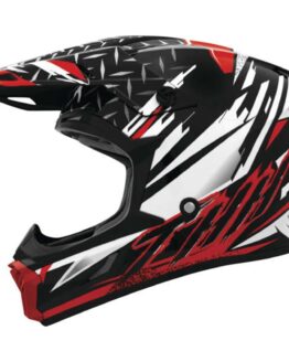 THH Helmets T710X Assault Helmet White/Red Medium