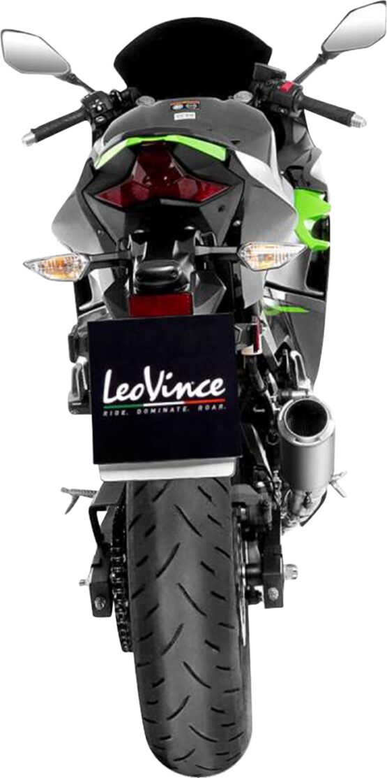Leovince LV Corsa Titanium Slip-On Muffler For Kawasaki Ninja 500 - Image 2
