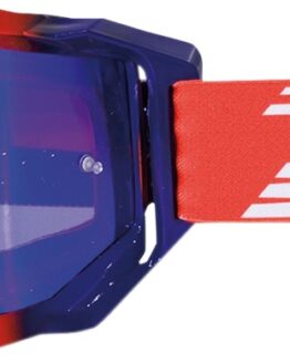 3200 Blue / Red Venom OTG Goggles - Blue Dual Mirrored Lens