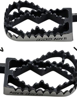 IMS ADV II Footpegs Silver II For 87-19 Kawasaki Suzuki Yamaha
