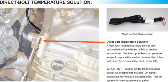 14mm Air Cooled Cylinder Head (CHT) Temperature Sensor For TT Gauges - Image 2