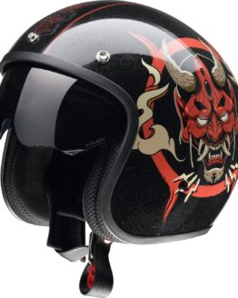 Saturn Devilish Helmet Gloss Black/Red X-Small