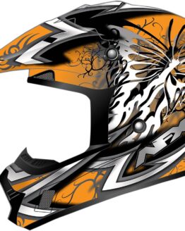 FX-17 Butterfly Helmet Matte Orange Large