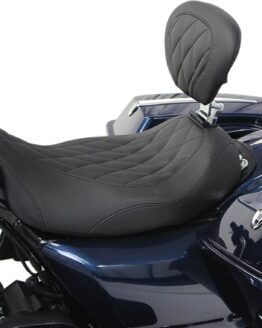Mustang Wide Tripper Diamond Stitch Solo Seat