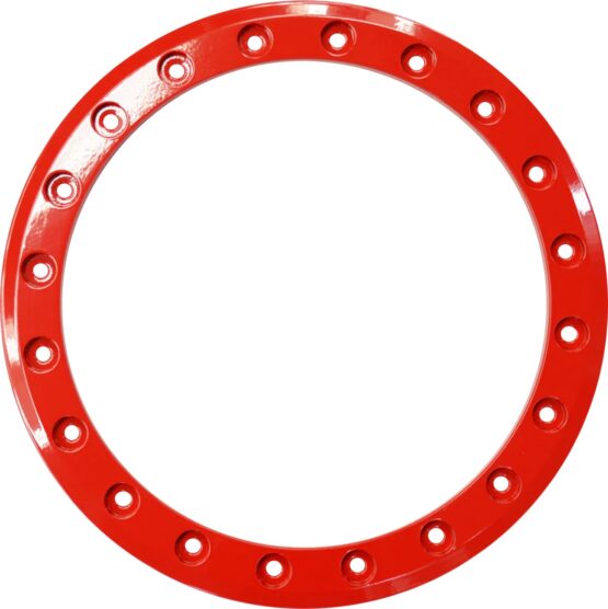 Raceline Ryno 14in Red Beadlock Ring Replacement for 20 Hole Wheel