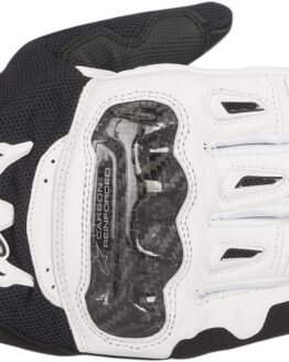 SMX-2 V2 Air Carbon Motorcycle Gloves Black/White 2X-Large