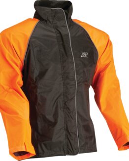 Z1R Women's Waterproof Rain Jacket 2XL Black Orange