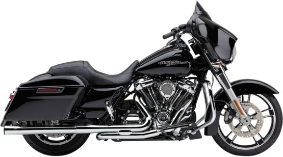 Cobra 3" Slip-On Muffler with Race Pro Tips Chrome Fits FLH/FLT 2017-2022