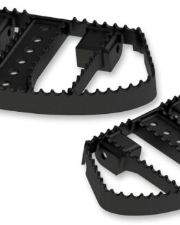 Serrated Passenger Floorboards - Black