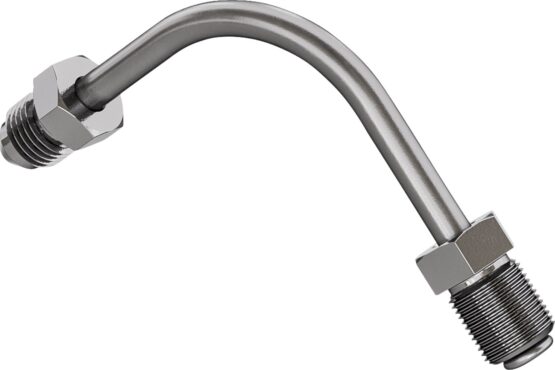 Goodridge Universal 90 Degree Long Banjo Brake Adapter Stainless
