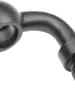 90 Degree Banjo Ebony (Flat Black) 7/16"