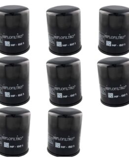 HF621 Oil Filter - Black - 8 Pack