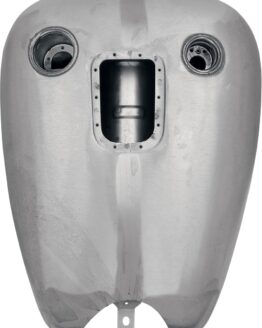 Drag Specialties One-Piece Extended Gas Tank Raw Harley Softail 06-17