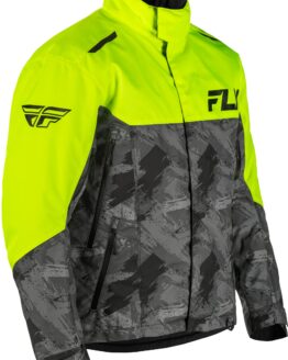 Fly Racing Youth SNX Pro Jacket Hi-Vis/Black - Large