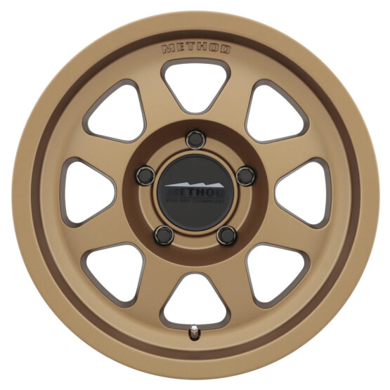 MR701 17x9 -12mm Offset 5x5 71.5mm CB Method Bronze Wheel