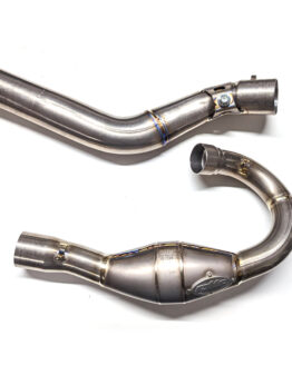 Titanium Megabomb Header /w Midpipe