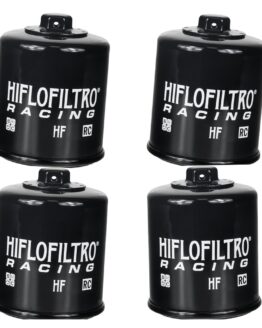 HF204RC Race Oil Filter - Black - 4 Pack