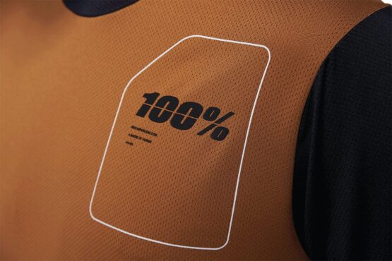 100% Men's Ridecamp Jersey Terracota/Black Size Small - Image 2