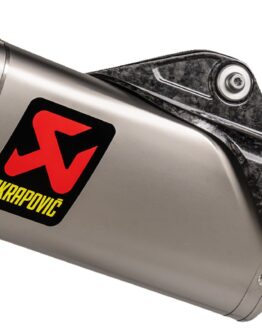 Titanium Slip On Exhaust w/ Carbon Heat Shield