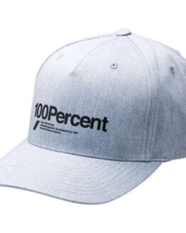 100% Men's Manifesto Hat in Heather Charcoal