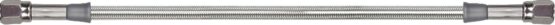Goodridge 50in Universal Brake Line Clear-Coated Silver