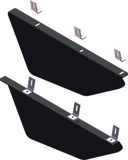 KFI Lower Door Panel Kit Black Fits 2019-2023 Honda Talon 1000