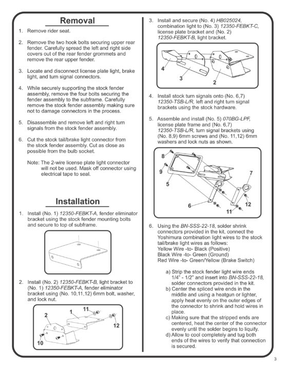 Fender Eliminator Kit - Image 4