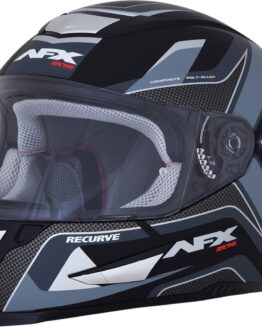 FX-99 Full Face Street Helmet Matte Black/Gray Small